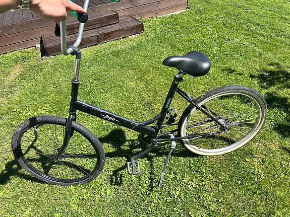 24” musta Jopo