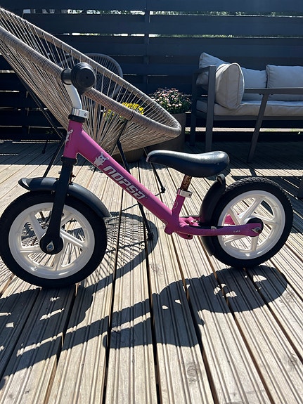 Nopsa potkupyörä 12" pinkki
