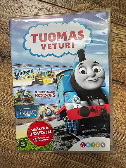 Tuomas Veturi 3 DVD -pakkaus lasten elokuva