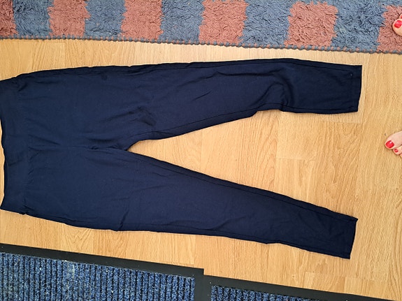 Naisten siniset legginsit, koko 42-44