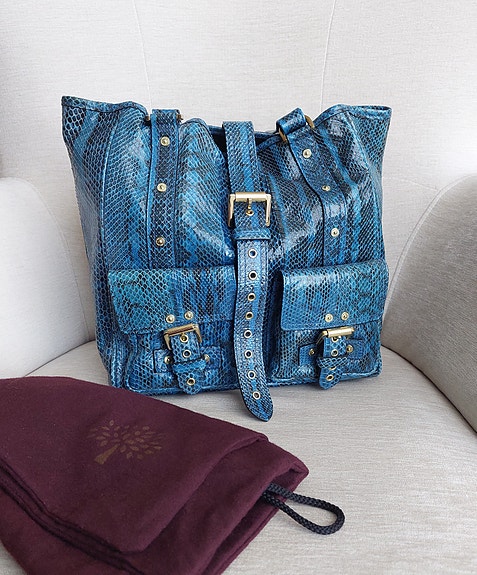 Mulberry vintage Roxanne Tote snake
