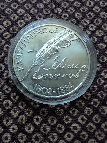 Suomi 10 € juhlaraha 2002 Elias Lönnrot
