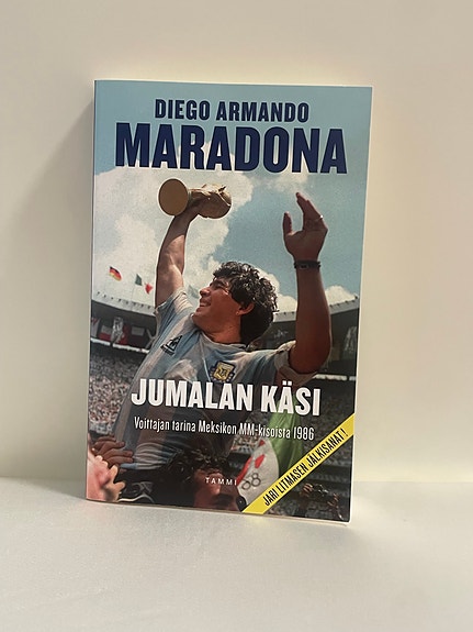 Maradona Jumalan käsi kirja