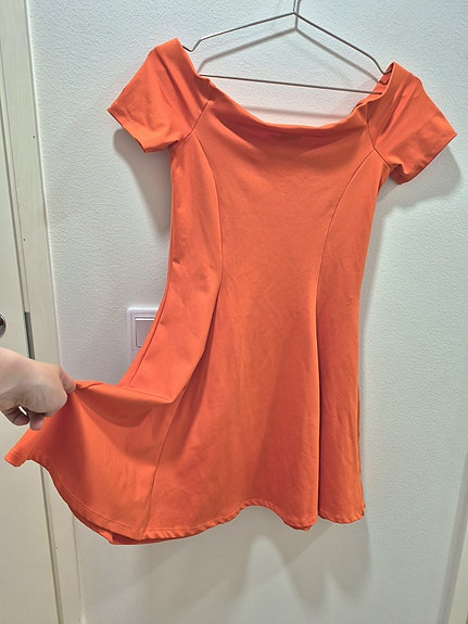 Zara oranssi mekko M