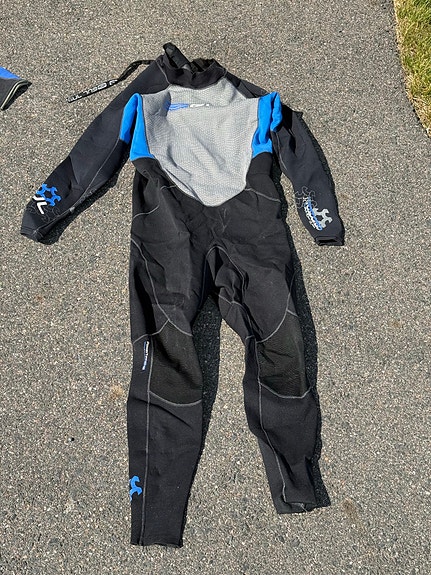 2 märkäpukua XL