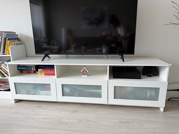 IKEA BRIMNES tv-taso valkoinen 180x41x53 cm