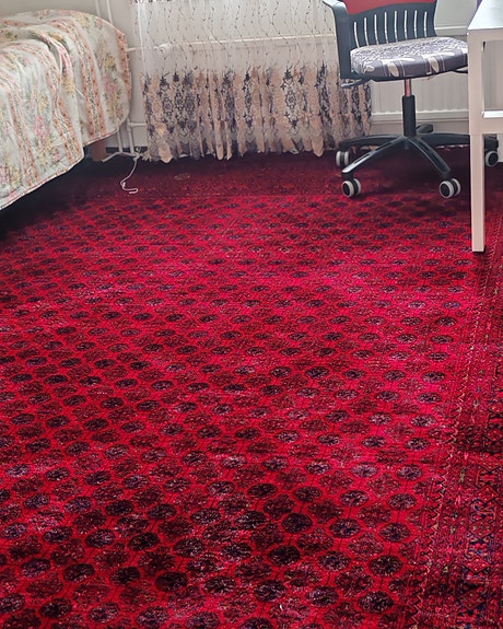 Käsityönä valmistettu villa Matto