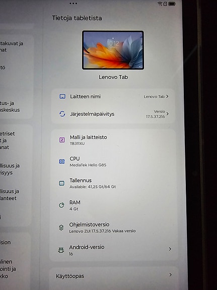 Lenovo tab TB311XU