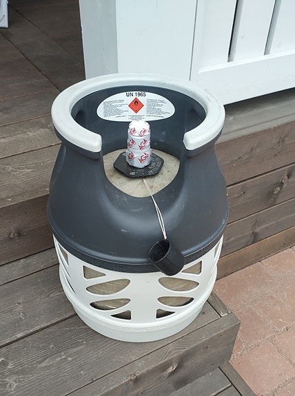 Täysinäinen kaasupullo 5kg