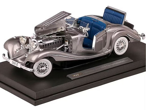 Maisto 1:18 - Pienoismalliavoauto - Mercedes-Benz 500 K Typ Spezial-Roadster