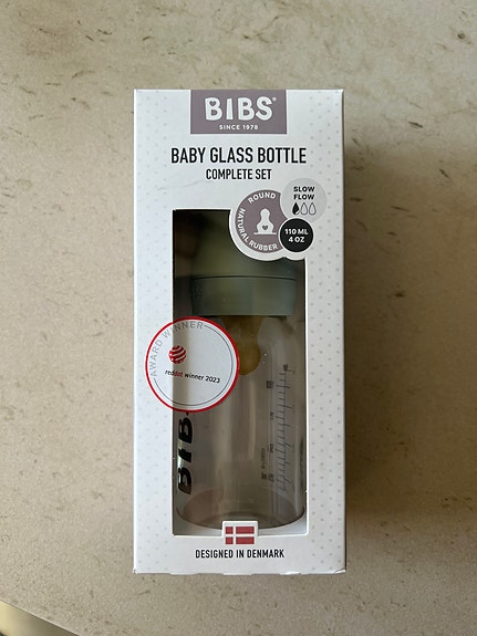 Bibs lasinen tuttipullo 110ml