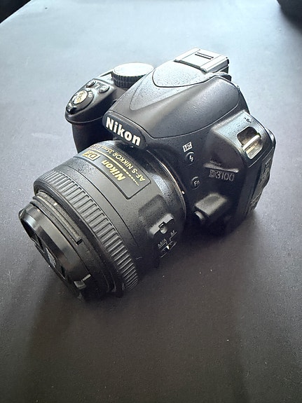Nikon D3100 + 2 lenses (35mm f/1.8G + 18-55mm VR)