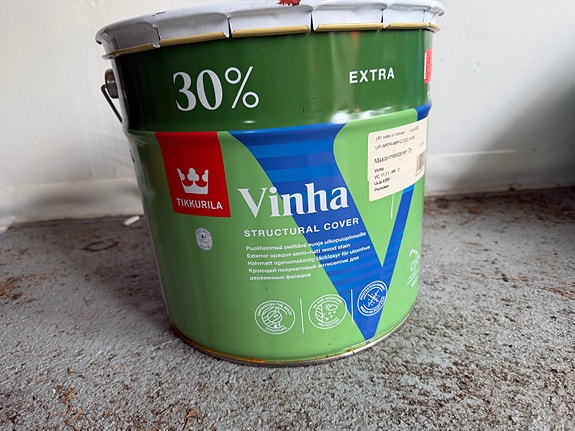 Vinha ulkomaali punainen/puolukka 11,7l