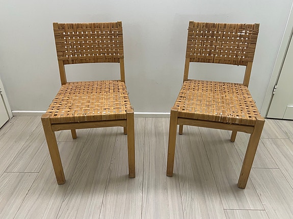 Artek 615 Aino Aalto tuolit punotulla istuimella