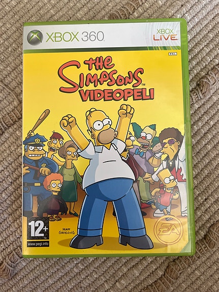 The Simpsons Videopeli Xbox 360 peli