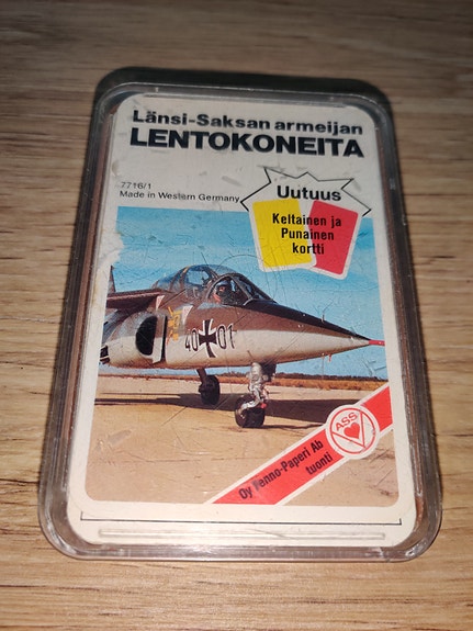 Länsi-Saksan armeijan LENTOKONEITA  pelikortit