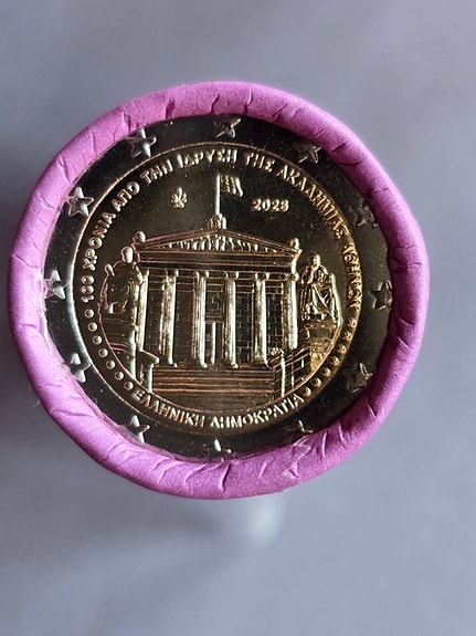 Kreikka. 2 Euro 2026 "100 years from the Foundation of the academy of Athens"