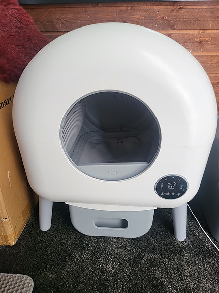 Smart Cat Litter Box automaattinen kissanvessa valkoinen