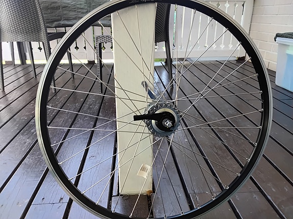 Shimano Nexus 7- takakiekko jalkajarrulla