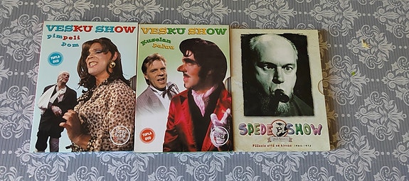 Vesku Show ja Spede Pasanen DVD-paketit