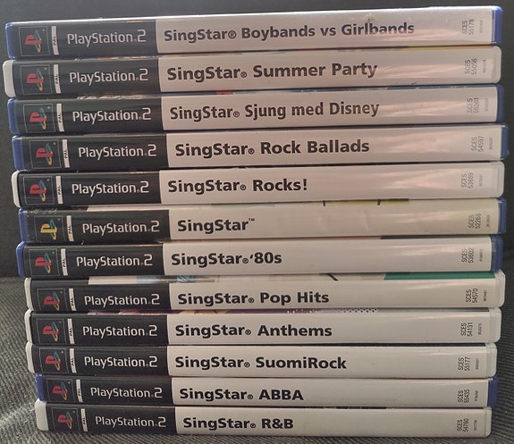 SingStar pelit PS2