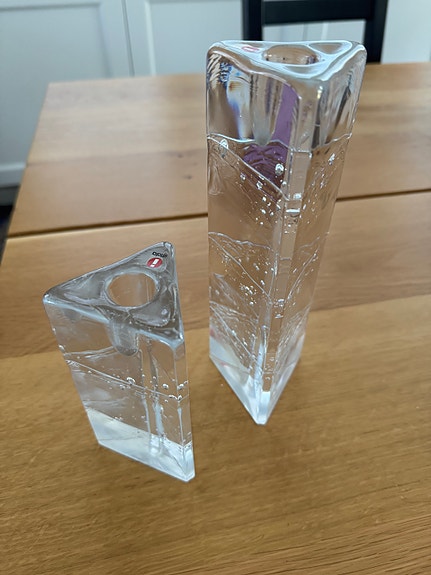 Arkipelago kynttilänjalat 22cm ja 14cm