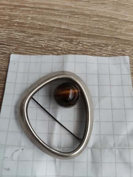 Kalevala hopeinen rintakoru unisex