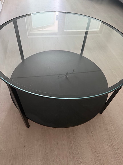 Ikea Vittsjö Sohvapöytä mustanruskea/lasi