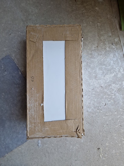 20 x 40 cm matta valkoinen seinälaatta