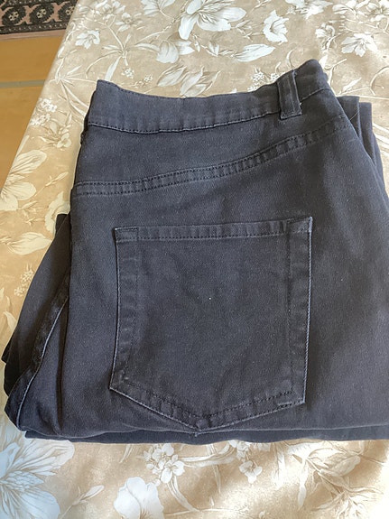 Lindex mustat housut koko 21 Jane straight leg stretch D size. Kahdet
