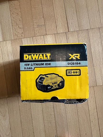 DeWalt XR DCB184 18V 5,0Ah litium-ioni akku