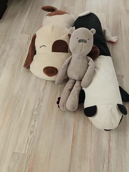 IKEA pehmolelut koira, panda ja nalle