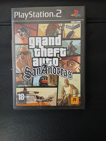 Grand Theft Auto San Andreas PS2 peli
