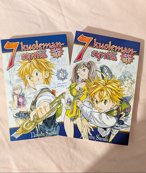 Seven Deadly Sins/7 kuoleman syntiä manga vol 1-2