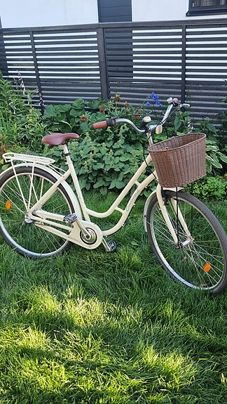 Insera City 28" naisten kaupunkipyörä korilla