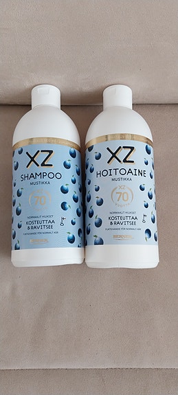 XZ shampoo ja hoitoaine uusi mustikka 500 ml
