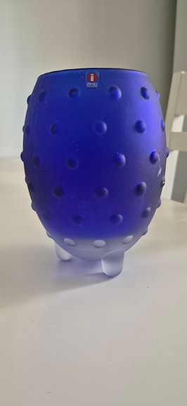 Iittala Major maljakko 19 cm, koboltinsininen