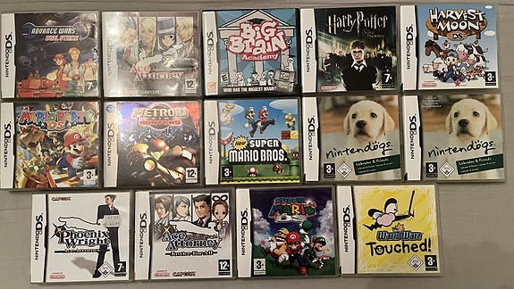Nintendo DS pelejä