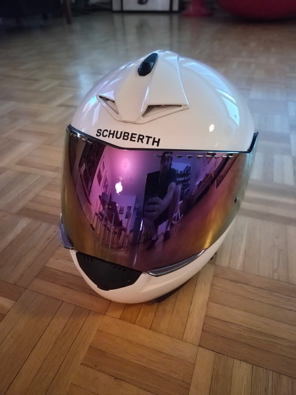 Schuberth C3 Pro avattava kypärä, valkoinen, koko M (56-57)
