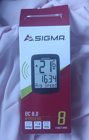 Sigma BC 8.0 WL - langaton pyörätietokone - nopeusmittari