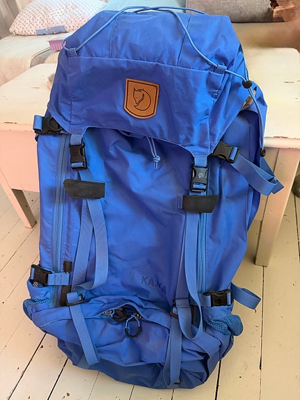 Fjällräven sininen Kajka 65w rinkka (uusi)