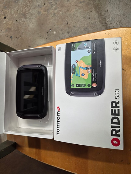 TomTom Rider 550 moottoripyörän navigaattori