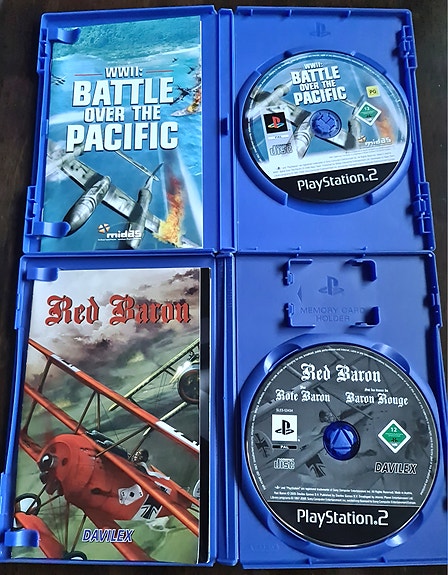 PlayStation 2 pelit WWII: Battle Over The Pacific & Red Baron