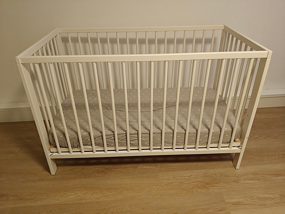 IKEA Gulliver pinnasänky valkoinen