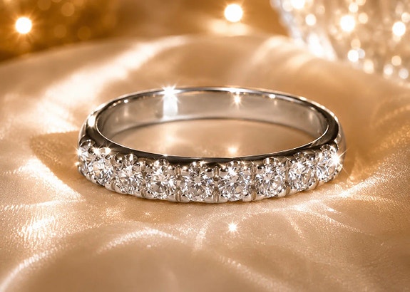 TILLANDER vm. 1966 TIMANTTISORMUS 0,45 CT – 18K VALKOKULTAA