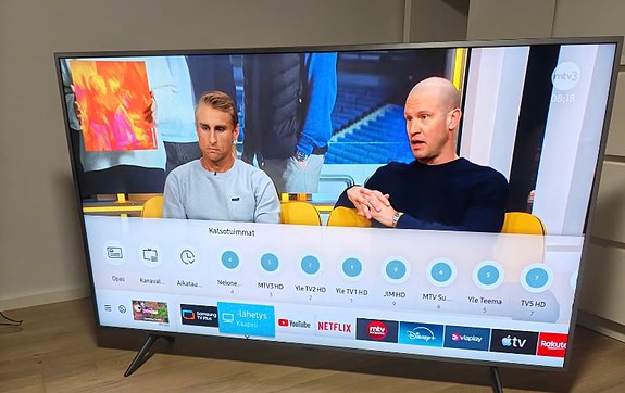 Samsung 55” 120hz QLED Peli-TV