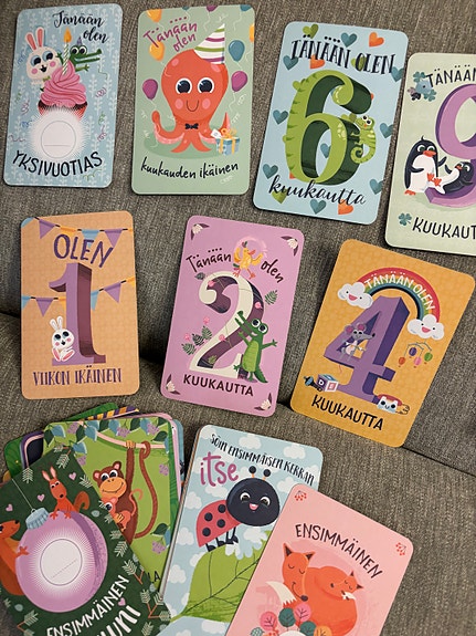 Oppi ja ilo/1. vuoden kortit