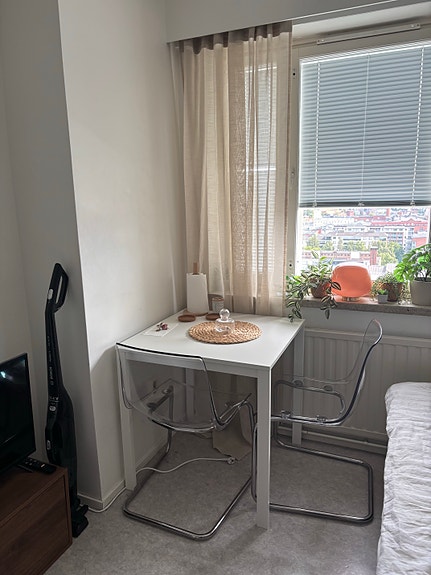 IKEA TOBIAS tuoli läpinäkyvä kromattu runko
