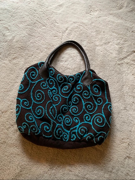 Vintage boho / y2k -tyylinen hobo-laukku