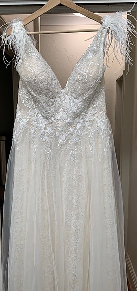 Viola Chan Premium hääpuku wedding dress size 4XL 48 EU